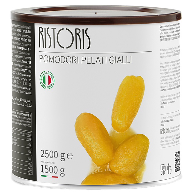 Peeled Yellow Tomatoes