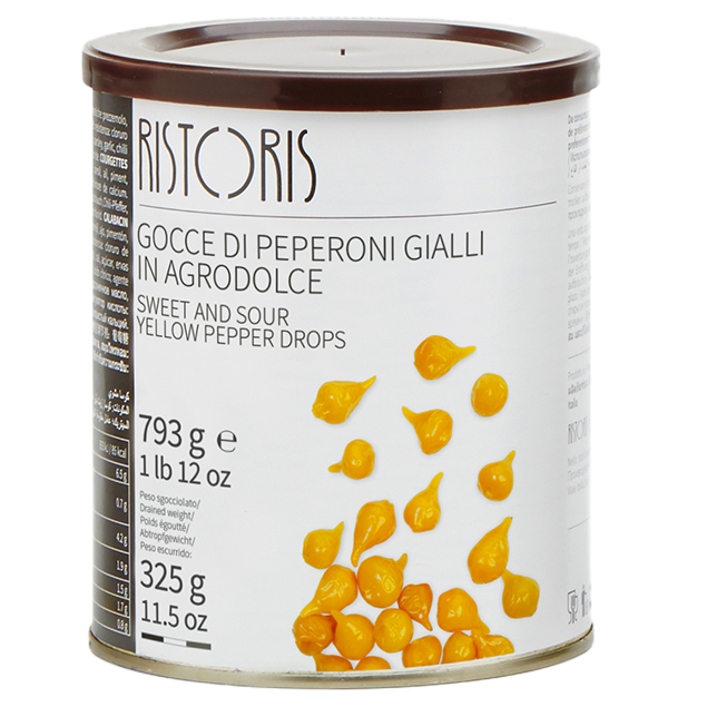 Sweet And Sour Yellow Pepper Drops
